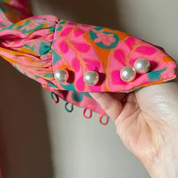 Vintage 60s style shift dress pink size XS - Picture 4 of 5